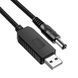 Кабель USB-DC 9В, для підключення роутера до PowerBank USB / Підвищувальний перехідник для Wi-Fi 0234564400 фото 3