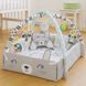 Дитячий килимок 3в1 (110х100х53см) + 6 іграшок та 18 куль, Ricokids Rabbit / Килимок для розвитку дітей  0234579648 фото 1
