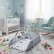 Дитячий килимок 3в1 (110х100х53см) + 6 іграшок та 18 куль, Ricokids Rabbit / Килимок для розвитку дітей  0234579648 фото 5