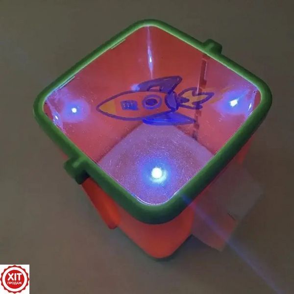 Дитячий 3D проектор від батарейок, Червоний / Творчий проектор / 3D проектор для творчості  0234573647 фото