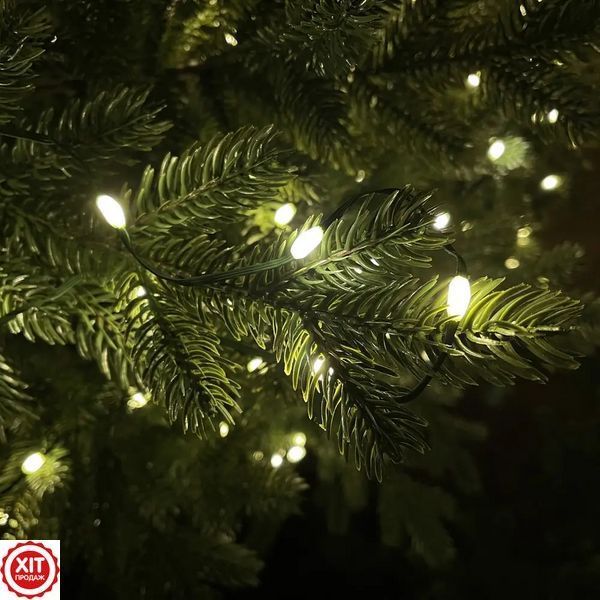 Гірлянда Роса 100м від USB, 1000LED + Подарунок Гірлянда штора 3х3м / Новорічна гірлянда на ялинку  0234574676 фото