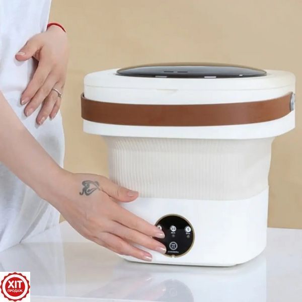 Міні-пральна машина з центрифугою 6 л, 29,5 x 29,5 x 29 см, TS-8806 / Портативна пральна машина  0234581461 фото