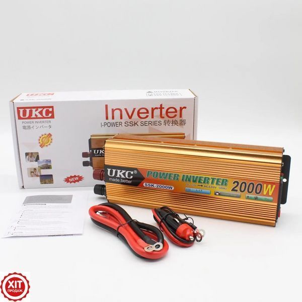 Інвертор напруги AC/DC SSK 2000W 24V / Перетворювач постійного струму  0234562307 фото
