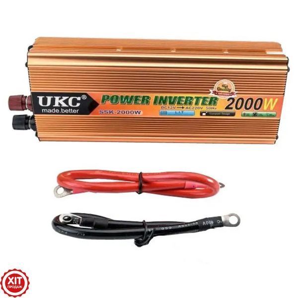 Інвертор напруги AC/DC SSK 2000W 24V / Перетворювач постійного струму  0234562307 фото