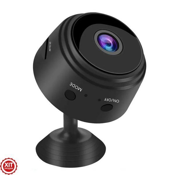 Бездротова міні-камера відеоспостереження WiFi, FullHD, A9 / Переносна IP камера з мікрофоном 0234565497 фото