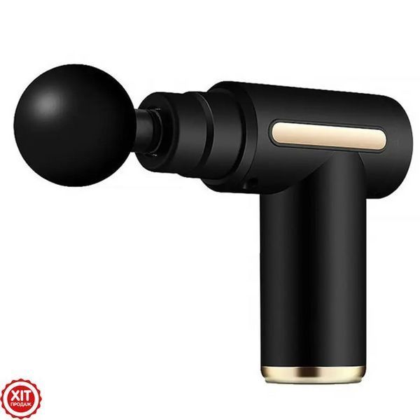 Перкусійний масажер з 4 насадками Gun Massager / Масажер для тіла / Ручний масажер  0234573433 фото