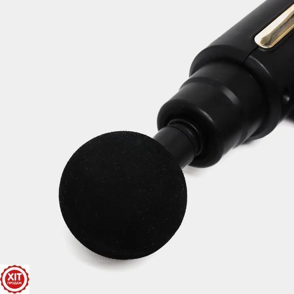 Перкусійний масажер з 4 насадками Gun Massager / Масажер для тіла / Ручний масажер  0234573433 фото