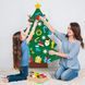 Дитяча ялинка та 25 іграшок з фетру (100х59 см), Christmas Free, Різнокольорова / Новорічна ялинка для дітей  0234560601 фото 7
