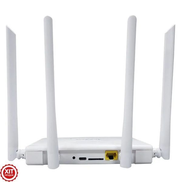 Wi-Fi роутер 4G/5G зі слотом для SIM-картки, 300Mbps, R103, Білий / Роутер модем / Маршрутизатор / Роутер для дому  0234589108 фото