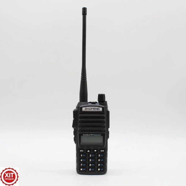 Портативна рація (5W, 2800 мАг, до 16 км) Baofeng UV-82 / Радіостанція тактична  0234563514 фото