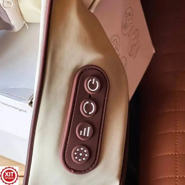 Масажер для шиї та спини з підігрівом, від USB, XL-653 / Електричний масажер / Ударний електромасажер  0234570553 фото