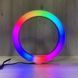 Кільцева RGB лампа 26 см від USB, MJ260 Soft Ring Light / Світлодіодна лампа для фото та відео  0234562091 фото 6