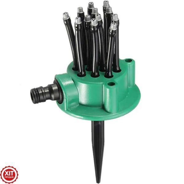 Розумна система поливу на 360 градусів Multifunctional Water Sprinklers / Садовий розпилювач для саду та городу 0234560067 фото