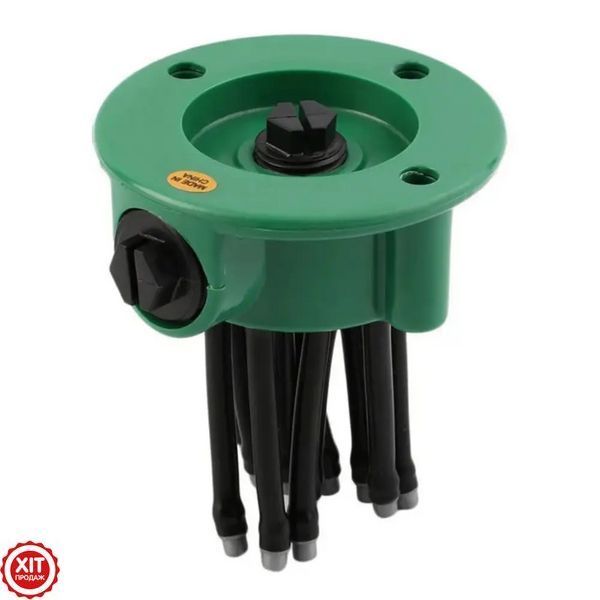 Розумна система поливу на 360 градусів Multifunctional Water Sprinklers / Садовий розпилювач для саду та городу 0234560067 фото