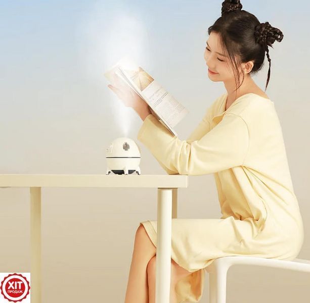 Зволожувач повітря з підсвічуванням "Астронавт" 220 мл, Humidifier / Міні аромадифузор електричний 0234570483 фото