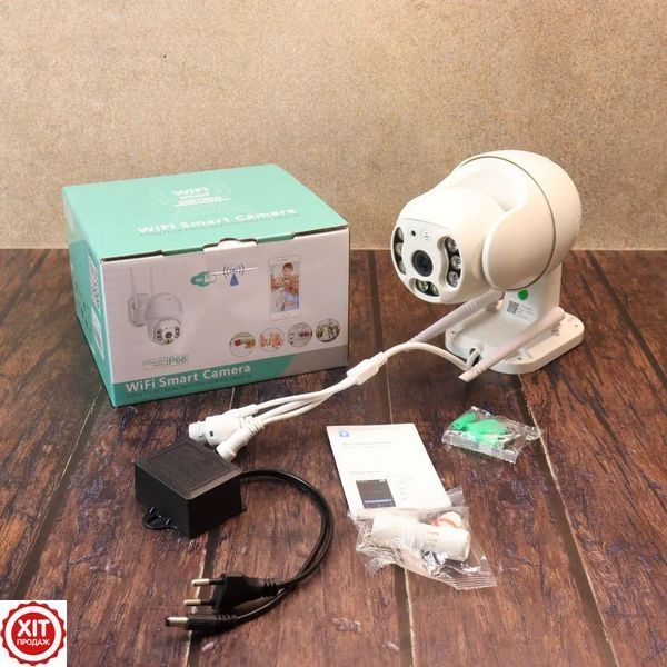 Вулична IP камера CAMERA CAM 6 + Подарунок Карта пам'яті 64 Гб / Поворотна камера з віддаленим доступом 0234561879 фото