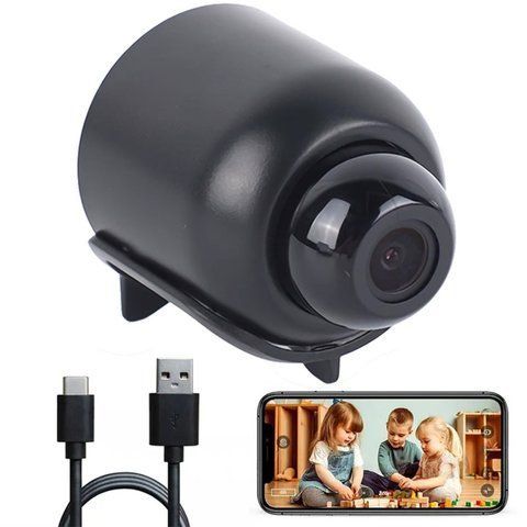 Міні Wi-Fi камера з віддаленим доступом та нічною зйомкою 1080P, X5 Mini / Портативна вайфай камера  0234570667 фото