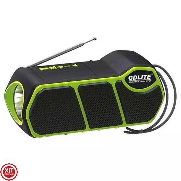 Портативна сонячна система 3в1 GD-LITE-11, з Bluetooth, LED-ліхтарем, FM/SW/AM, МР3, TF та USB-зарядкою 0234564406 фото