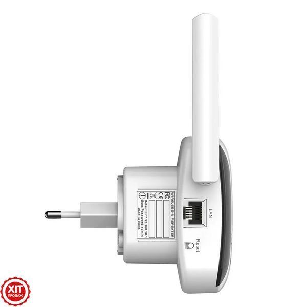 Підсилювач Wi-Fi сигналу LV-WR29 / Репітер Wi-Fi з вилкою для розетки / Вайфай підсилювач  0234562814 фото