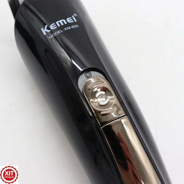 Чоловічий тример для стрижки 11в1 Kemei KM-600 / Універсальна машинка для волосся, бороди, вусів та носа / Шейвер 0234562258 фото