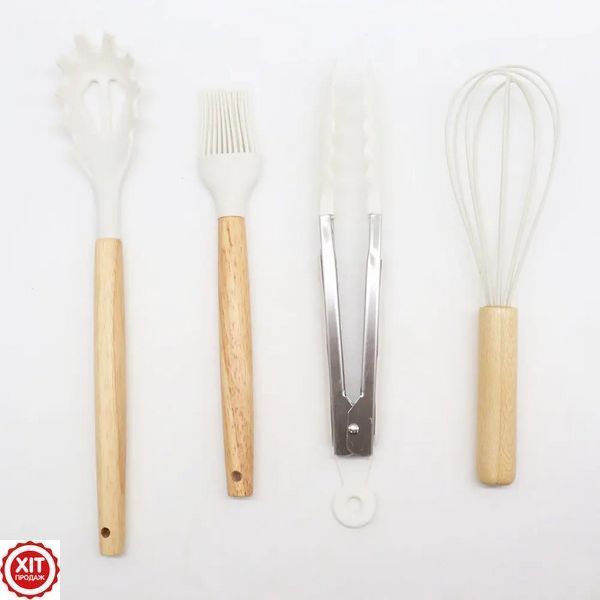 Набір кухонного приладдя (19 предметів), Kitchen Set, Білий / Кухонний набір / Набір приборів для кухні 0234572470 фото