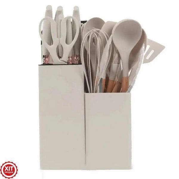 Набір кухонного приладдя (19 предметів), Kitchen Set, Білий / Кухонний набір / Набір приборів для кухні 0234572470 фото