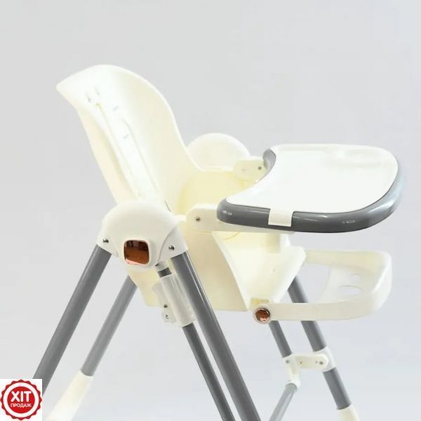 Дитячий стільчик для годування, до 6 років, 76х56х96см, BabyChair, Сірий / Складний стільчик-трансформер для дітей  0234586911 фото