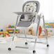 Дитячий стільчик для годування, до 6 років, 76х56х96см, BabyChair, Сірий / Складний стільчик-трансформер для дітей  0234586911 фото 1