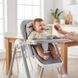 Дитячий стільчик для годування, до 6 років, 76х56х96см, BabyChair, Сірий / Складний стільчик-трансформер для дітей  0234586911 фото 3
