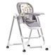 Дитячий стільчик для годування, до 6 років, 76х56х96см, BabyChair, Сірий / Складний стільчик-трансформер для дітей  0234586911 фото 4