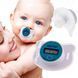 Дитяча соска-термометр BABY TEMP NJ-347, Біла / Цифровий градусник-соска з дисплеєм / Пустушка-термометр  0234569172 фото 4