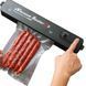 Домашній Вакууматор для харчових продуктів, Vacuum Sealer, Чорний / Пакувальник вакуумний для їжі 0234562465 фото