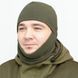 Утеплена флісова балаклава Олива / Термо маска / Балаклава зимова / Флісовий підшоломник  0123461397 фото 3