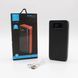 Повербанк 30000мАг з ліхтариком (2хUSB, Type-C, Lightning) KL112, Чорний / Power Bank / Павербанк для телефону  0234570413 фото 9
