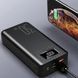 Повербанк 30000мАг з ліхтариком (2хUSB, Type-C, Lightning) KL112, Чорний / Power Bank / Павербанк для телефону  0234570413 фото 2