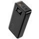 Повербанк 30000мАг з ліхтариком (2хUSB, Type-C, Lightning) KL112, Чорний / Power Bank / Павербанк для телефону  0234570413 фото 4