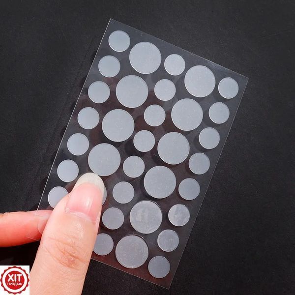 Пластир від прищів та акне 72шт Acne Patch / Косметичні патчі від бородавок та папілом / Пластирі наклейки 0234574162 фото