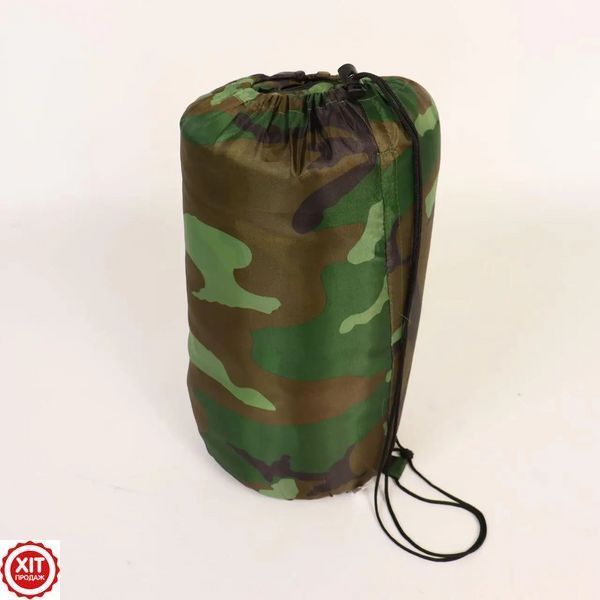 Спальний мішок зимовий з капюшоном до -20&deg;, 220х70см / Спальник зимовий / Туристичний спальник-ковдра   023457477201 фото