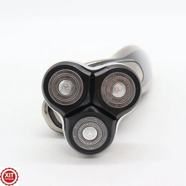 Акумуляторна Електробритва для вологого гоління тример 220V, Geemy GM-7719 / Електрична Чоловіча бритва 0234565281 фото