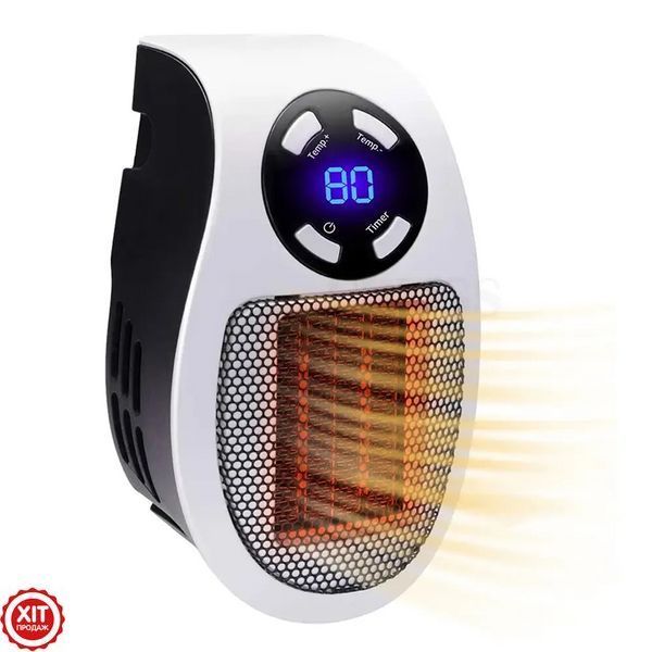 Портативний обігрівач 500W, Portable Heater, з пультом ДК / Електричний міні обігрівач з дисплеєм  0234567405 фото