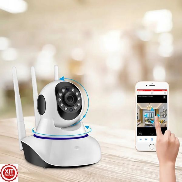 Бездротова камера відеоспостереження WIFI Smart NET camera Q5 / IP Камера з керуванням телефоном 0123457398 фото