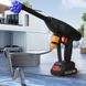 Мийка високого тиску з поливом (5 режимів) в кейсі + 2 акумулятори 24В, Чорна / Акумуляторна міні мийка  0234573513 фото 2
