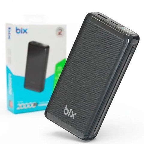 Повербанк 20000 мАг, USB 22,5W + Type-C PD 20W, з LED-дисплеєм BXPB204, Чорний / Powerbank / УМБ / Енергобанк  0234592959 фото