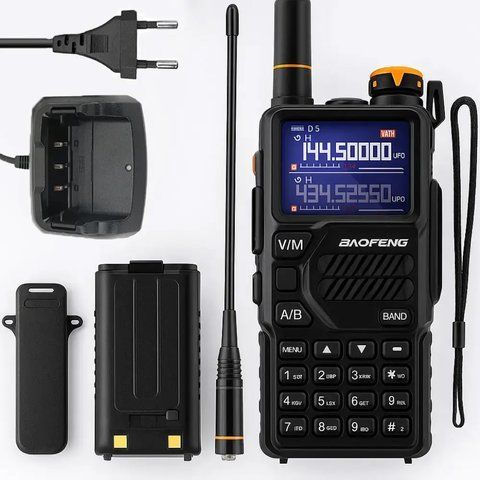Портативна рація до 15км, 10Вт, Baofeng K5 PLUS / Радіостанція переносна / Цифрова рація тактична  0234577501 фото