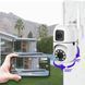 Комплект 2 шт Вулична камера відеоспостереження WiFi, від мережі, Dual Lens E10 / Вайфай камера / Камера спостереження  0234573636 фото 2