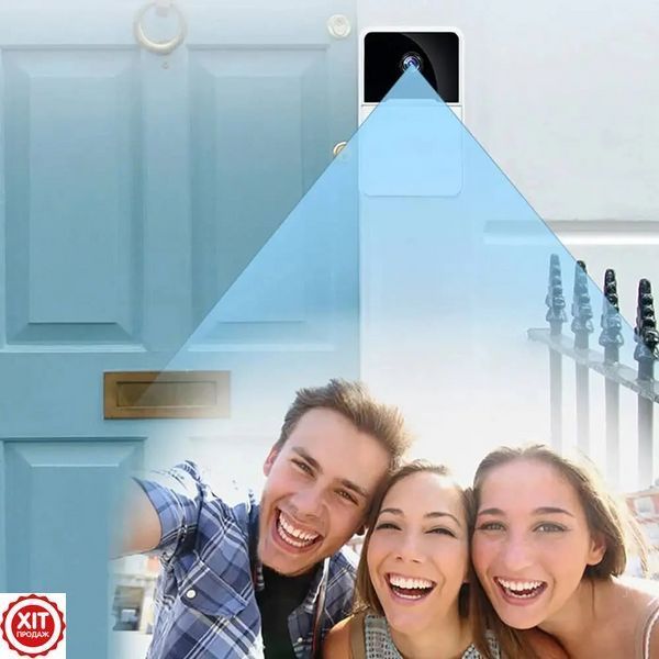 Бездротовий дзвінок з відеокамерою з WiFi, Tuya Video Doorbell Home / Відеодомофон / Домофон з камерою 0234570603 фото