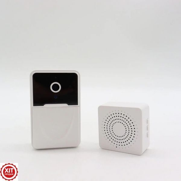 Бездротовий дзвінок з відеокамерою з WiFi, Tuya Video Doorbell Home / Відеодомофон / Домофон з камерою 0234570603 фото