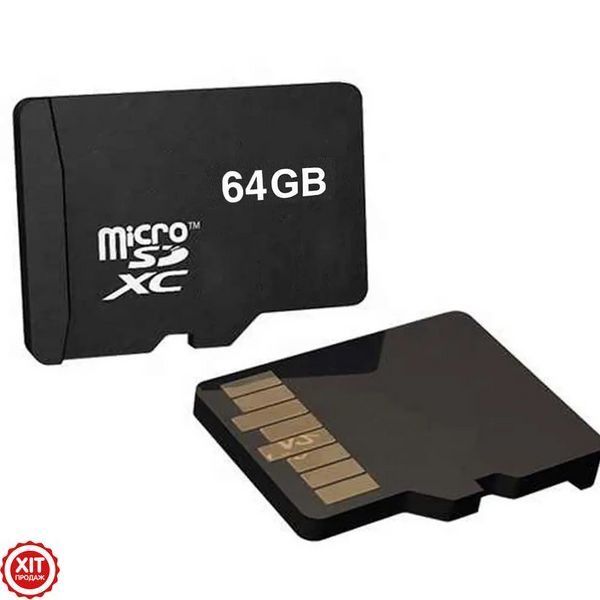 Карта пам'яті microSD на 64GB / Флеш картка для телефону / SD карта 0234567681 фото