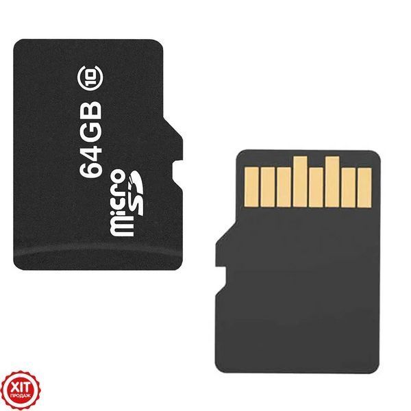 Карта пам'яті microSD на 64GB / Флеш картка для телефону / SD карта 0234567681 фото