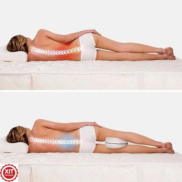 Ортопедична подушка для ніг та колін (23х25х15,5 см) Leg Pillow / М'яка подушка між ніг 0123462188 фото